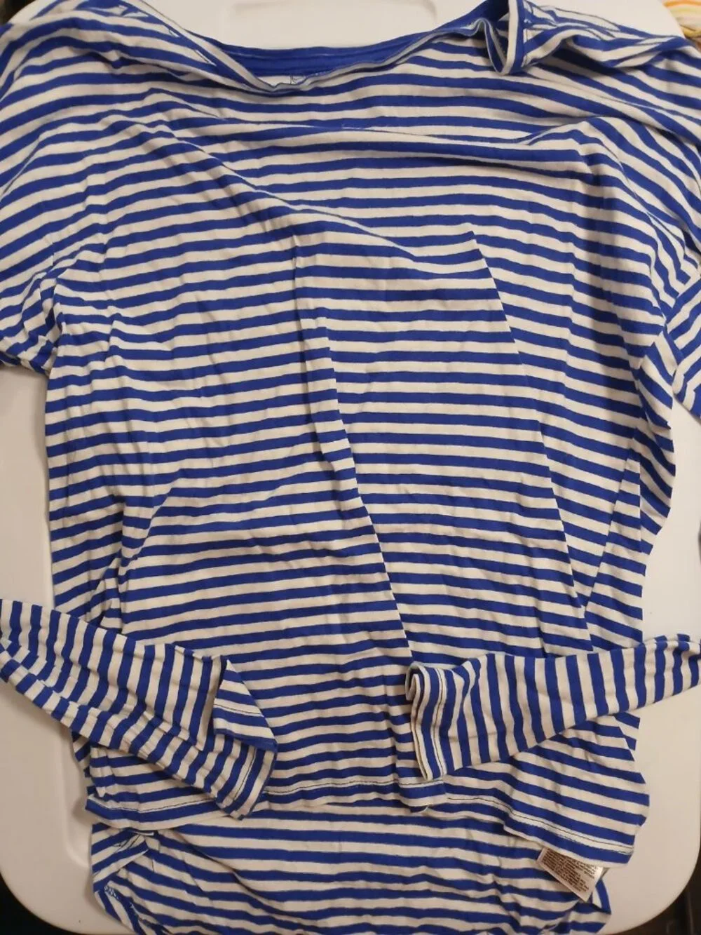 Old Navy Girls XL (14) Blue and White Stripes